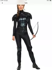 Hunger Games Katniss Everdeen Cosplay Adult Halloween Costume Sz Large (10-14)