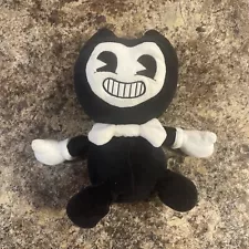 BENDY 2017 Plush 9” Black & White Bendy and the Ink Machine Stuffed Toy