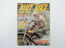 Dirt Bike Magazine March 1975 Husqvarna 250 GP Yamaha DT400 Trials Motocross 81