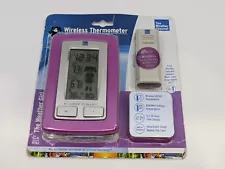 NEW The Weather Channel Wireless Thermometer 9782 Girl Icon Sealed Purple