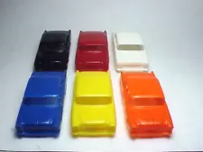 55 CHEVY HO SLOT CAR BODY KITS . 6 COLORS. INJECTION MOLDED PLASTIC