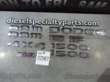 2003 - 2005 DODGE RAM 1500 SLT 5.7 HEMI AUTO CHROME EMBLEM SET 4X4