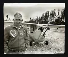 1965 Aeronca Monoplane Two Cylinder Emergency Landing Florida VTG Press Photo