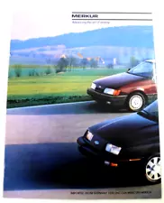 1987 Mercury Merkur Scorpio & XR4Ti Dealership Sales Brochure