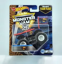 Hot Wheels Monster Jam Mattel 2016 1:64 DC Heroes #1 Superman Team Flag For Sale