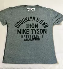 Roots Of Fight Brooklyn's Own Iron Mike Tyson T-Shirt Men's Large -RARE!