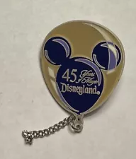 Disneyland - 45 Years of Magic - Mickey Mouse Balloon LE5000 Blue Pin No Card