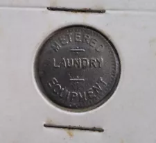 Laundry Token Vintage Early 1900s Lucky Coin Metered Equipment Coin Meter Co.