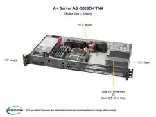 New SuperMicro A+ Server SYS-5019D-FTN4 Barebones