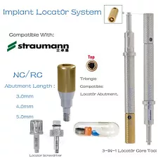 Dental Locat0r Driver Tool,Implant Locat0r Abutment NC/RC Insert Caps For ITI