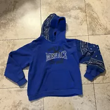 SALE!!: Menace - Beverly Hills Gun Range - Bandana Hoodie - Blue - Medium - Used