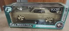 Full Throttle 1/18 FOOSE 1970 Chevrolet Monte Carlo 2006 SILVER GRAY In Box