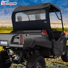 UTV Rear Window Dust Cover Soft Rear Panel for Honda Pioneer 700/700-4 2014-2023