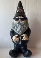 Harley Davidson Garden Gnome Motorcycle Biker 10.5"