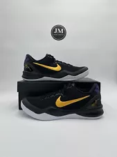 Nike Kobe 8 Protro Lakers Away Black Gold Size 11 Men’s HF9550-001 IN HAND