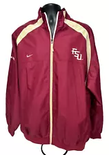 Vintage Team Nike Florida State Seminoles Jacket Men XL FSU Zip Up Windbreaker