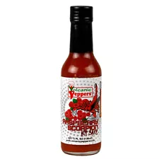 Volcanic Peppers Raspberry Scorpion Hot Sauce 5 Oz Heat Level Hot LAVARSRS