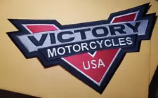 Victory Motorcycles Worldwide Ship Embroidered Patch 6 x 11"