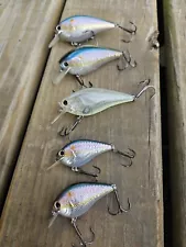 (5) Lucky Craft BDS 3, 4 & SKT Crankbaits, Lot of 5 Fishing Lures