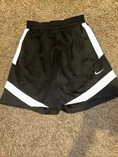 Nike Men’s Basketball Shorts Black And White Large