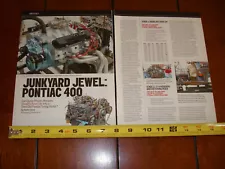 PONTIAC 400 ENGINE ORIGINAL 2006 ARTICLE