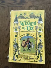 The Wizard Of Oz The First Five Novels Bonded Leather Collectible Ed. New Sealed