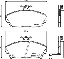 Mintex Brake Discs & Pads Kit Front Diameter 262mm Pads For MG MDK0008