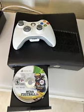 Microsoft Xbox 360 w/ NCAA FOOTBALL 14 (no HDMI or Video Cable)