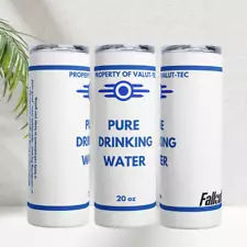 Fallout Pure Drinking Water Tumbler 20oz Vault Tec Fast Shipping