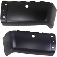 Rear Bumper End Set For 2007-2013 Chevy Silverado 1500 Sierra 1500 Primed Steel