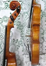 Attractive Old German Antonius Stradivarius Violin 4/4 in Case NO RESERVE!