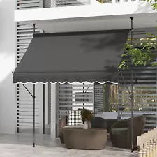 Freestanding Retractable Awning, Non-Screw