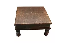 Indian Pooja Table,Chowki Table for Pooja,Stacking Tables Altar Meditation Table