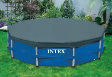 Intex 15' Round Pool Cover for Metal Frame Above Ground Swimming Pools - 28032E