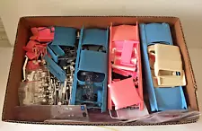 Lot of 1959 Cadillac Junkyard Model Car Bodies and Parts