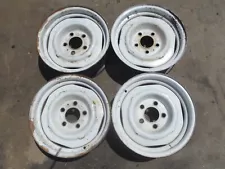 GM STEEL WHEELS CHEVROLET TRUCK SQUAREBODY 1981 rims rim wheel 5 on 5 5x5 15