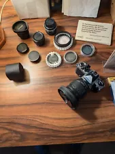 Nikon FE Camera and tons of accessories