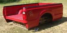 2011-16 Ford F250 F350 SUPER DUTY 8’ Truck Bed 2012 2013 2014 2015 Red NICE!