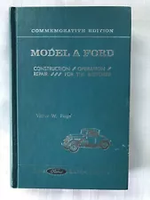 MODEL A FORD for Restorer Service & Restoration Book COMMEMORATIVE EDITION 1961