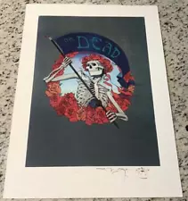 SIGNED By STANLEY MOUSE "THE DEAD" FINE ART PRINT 17 x 23