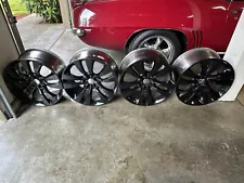 20x9 Dodge Charger Challenger SRT Painted Black Vapor Chrome OEM USED wheels