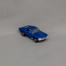 1968 Hot Wheels Redline Blue Custom Mustang USA Diecast Car