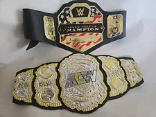 All Elite Wrestling World Championship United States Belts Authentic Design Toy