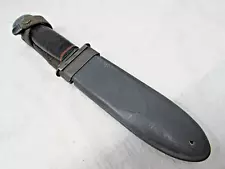 WWII Era USA Military Issue PAL RH35 USN Mark 1 Knife & Scabbard