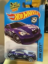 Hot Wheels Purple Hyundai Genesis Coupe 11/250 2014 Soccer City B507