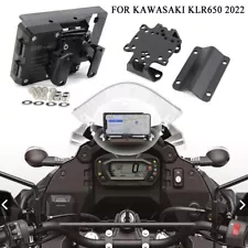 For Kawasaki KLR650 KLR 650 2022 2023 Phone Navigation GPS Holder USB Charging