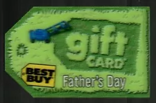 BEST BUY Father's Day ( 2004 ) Die-Cut Lenticular Gift Card ( $0 )