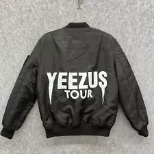 Yeezus Tour Limited Edition Bomber Jacket Kanye West Mens Medium Black