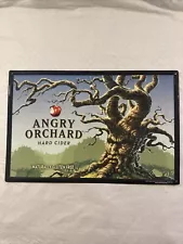 NEW Angry Orchard Hard Cider ðº Tin Sign 11.5" x 17.5" Man Cave Bar Decor 2012