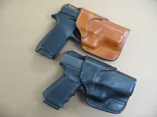 Azula Leather Seated Cross Draw Handgun Holster CCW For..Choose Gun & Color - A